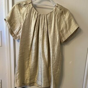Club Monaco Gold Blouse
